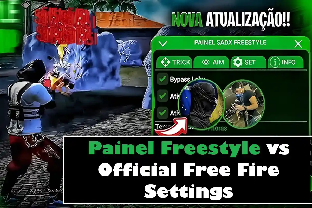 Painel Freestyle vs Official Free Fire Settings: Difference Explained