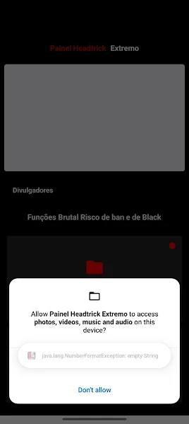 Screenshot of Painel FreeStyle App