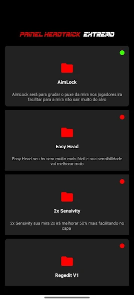 Screenshot of Painel FreeStyle FF